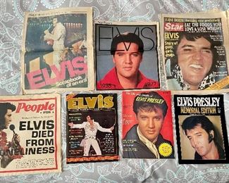 Elvis magazines Elvis Presley collectibles