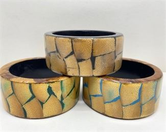 3 Vintage Wood Bracelets
Lot #: 88