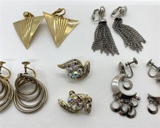 5 Pairs Vintage Clip-On Earrings
Lot #: 80