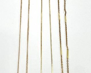 3 14 Karat Gold Chains, Two From Italy
Lot #: 8