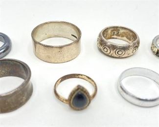 7 Rings, 2 Silver Marked 925
Lot #: 26