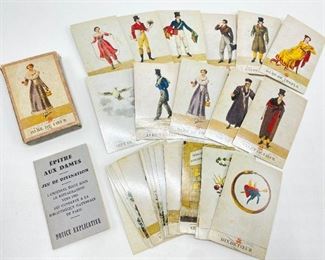 Vintage Epitre Aux Dames Divination Game Complete Card Set, France
Lot #: 12