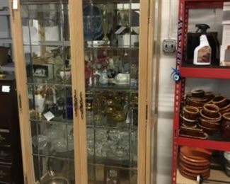 Display cabinet and contents 