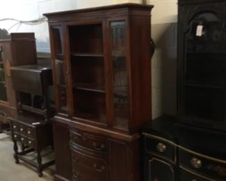 Antique display cabinets 