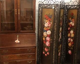Antique display cabinet and room divider 
