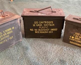 3 Ammunition Boxes