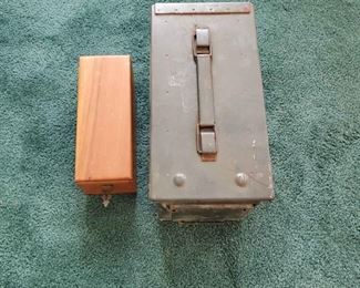 Ammo Box And Wood Box