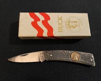 Buck Liberty 200th Constitutional Anniversary Folding Pocket Knife