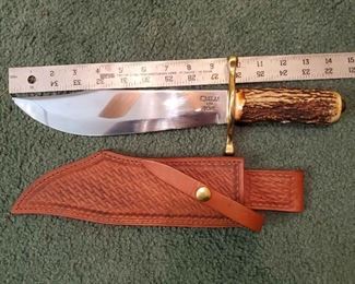 Case XX Bowie Knife With Antler Handle