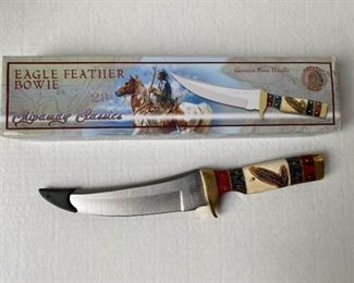 Chipaway Cutlery Eagle Feather Bowie