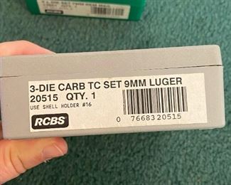 RCBS 7 Mm Remington Mag Die Set And RCBS 9 Mm Luger Die Set