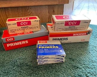 Winchester And CCI Small And Large Rifle Primers