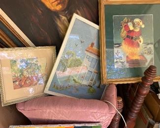 Our house, in the middle of the photo.