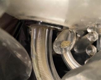 This is part of a cool lucite chandelier or a mosquito's urinary tract.