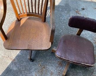 Chairs from long ago.
