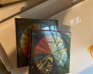 Sealed reel to reel tapes.