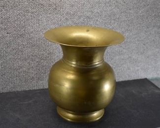 Vintage Brass Spittoon | 8" x 7.5"