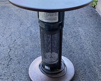 Patio table heater