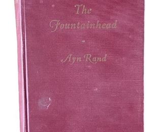First Edition, “The Fountainhead,” by Ayn Rand