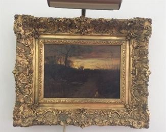 Landscape, oil on canvas, by John Francis Murphy (American, 1853-1921)