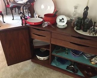 Vintage mid-century modern MCM Danish teak sideboard 