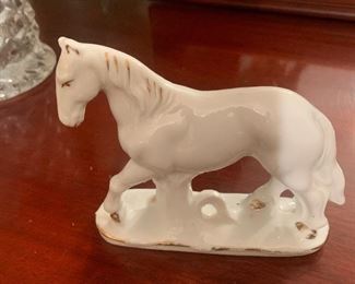 Japan white horse figurine 