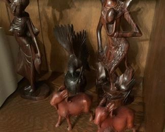 Carved figurines 