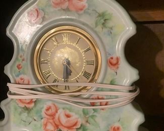 Hand painted clock