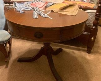 Antique table with drawer