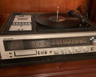 Working stereo and record player