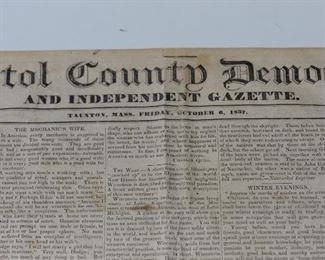 Early 1800s news papers