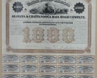 1869 Railroad Bond