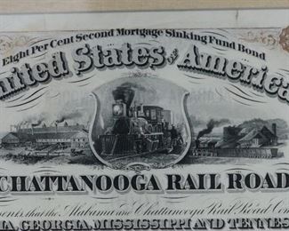 Chattanooga Railroad Bond