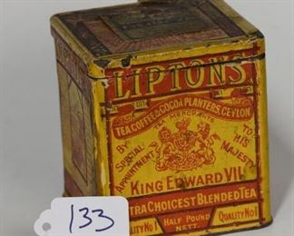 Early 1907 Lipton Tea Tin