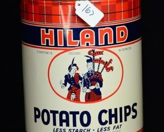 Crisp Clean Potato Chip Tin