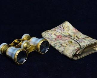 Mother of Pearl Opera Binoculars
