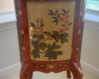 Hand-painted end table