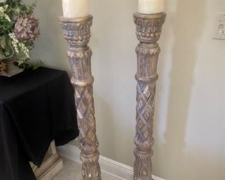 Tall candle holders