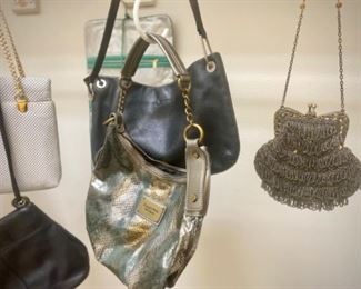 Women’s handbags and evening bags