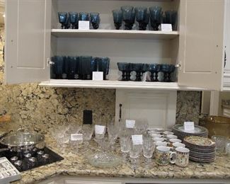 Lenox blue stems and more crystal