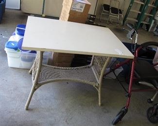 Very nice antique wicker table