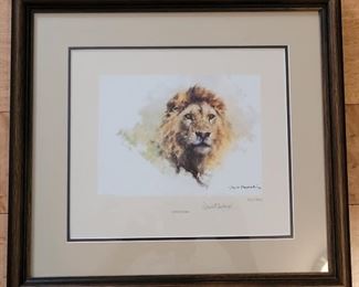 David Sheperd signed lithograph