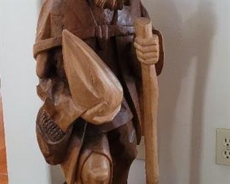 Large wooden sculpture