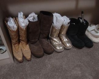 Corral Vintage western boots, Uggs boots, sizes 8 & 9