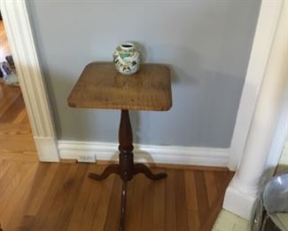 Tiger Maple candlestick table