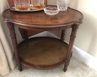 One f several accent tables - This one holds Waterford!!!