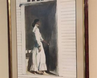 Wall art - Andrew Weyth - "Lady of the House". Signed