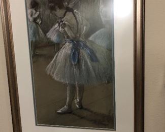 Beautifully framed Degas print