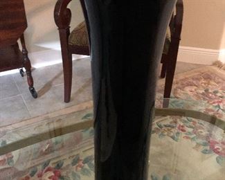 Black Glass vase