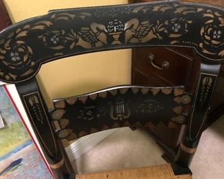 Detail on the chair